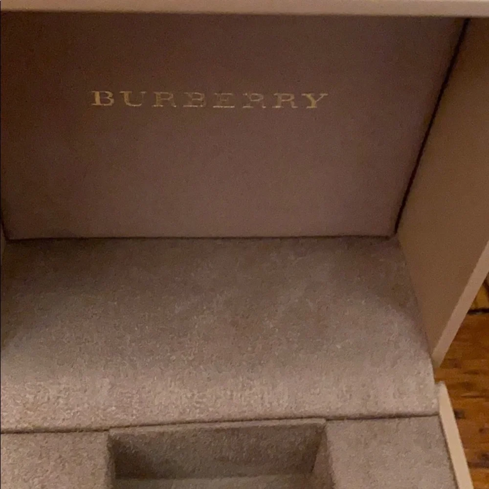 Burberry watch with case